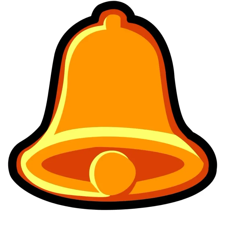Golden bell icon, a traditional slot reel symbol