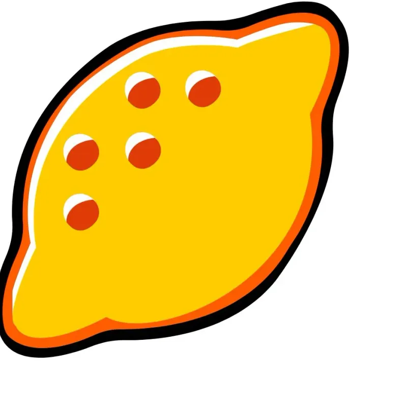 Yellow lemon icon used as a fruit slot symbol
