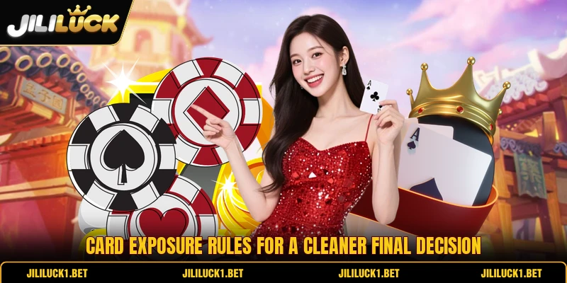 Card exposure rules for a cleaner final decision Card exposure rules for a cleaner final decision
