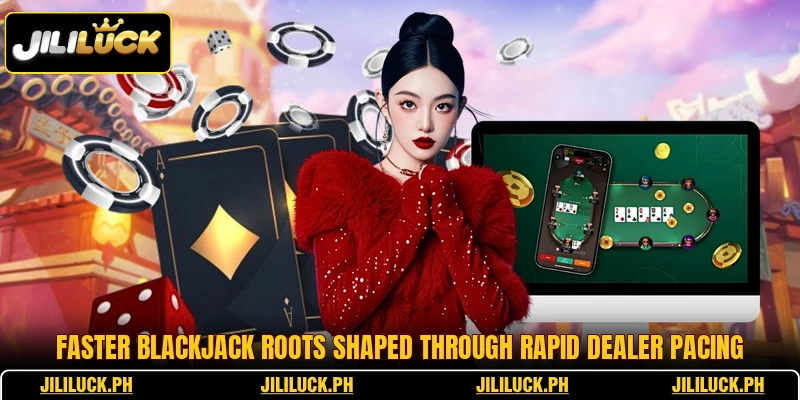 Faster blackjack roots shaped through rapid dealer pacing