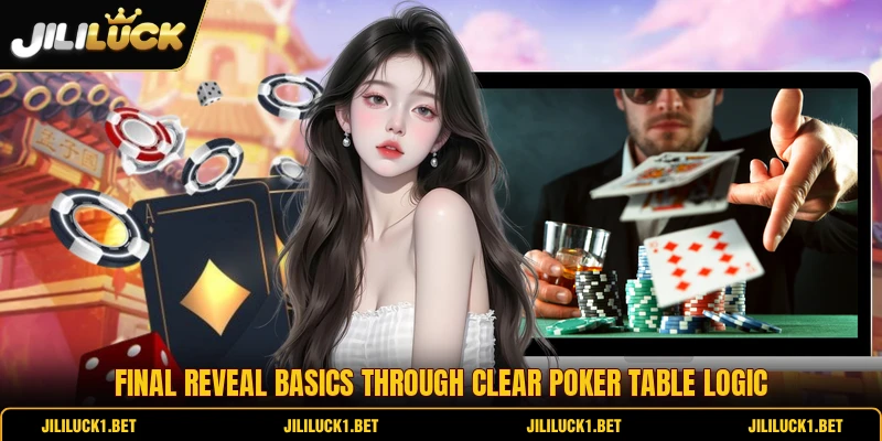 Final reveal basics through clear poker table logic Final reveal basics through clear poker table logic