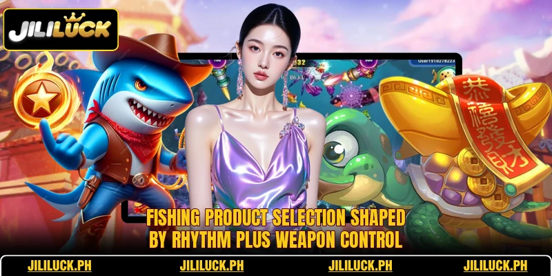 Fishing product selection shaped by rhythm plus weapon control Fishing product selection shaped by rhythm plus weapon control