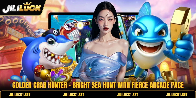 Golden Crab Hunter - Bright Sea Hunt With Fierce Arcade Pace