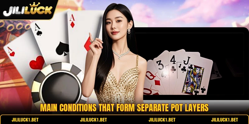 Main conditions that form separate pot layers Main conditions that form separate pot layers