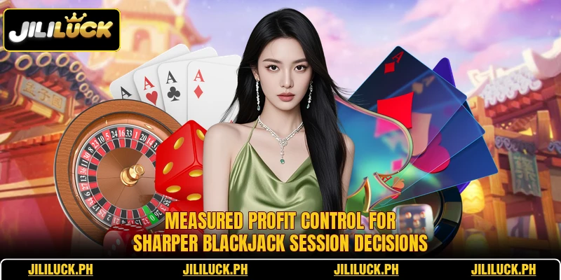 Measured profit control for sharper blackjack session decisions
