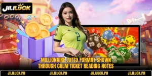 millionaire lotto format shown through calm ticket reading notes 1