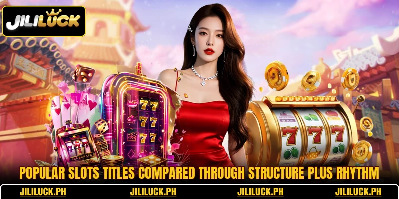 Popular slots titles compared through structure plus rhythm Popular slots titles compared through structure plus rhythm