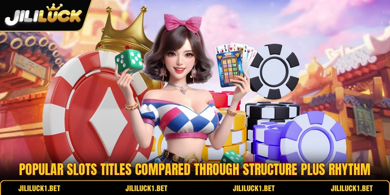 Popular slots titles compared through structure plus rhythm Popular slots titles compared through structure plus rhythm