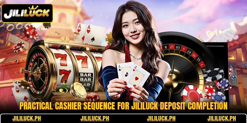 Practical cashier sequence for Jililuck deposit completion