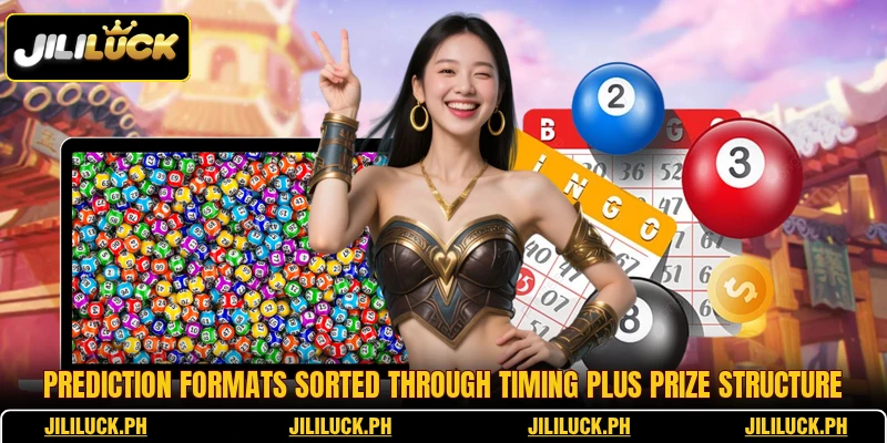 Prediction formats sorted through timing plus prize structure Prediction formats sorted through timing plus prize structure
