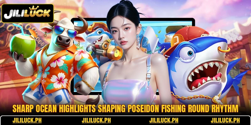 Sharp ocean highlights shaping Poseidon Fishing round rhythm Sharp ocean highlights shaping Poseidon Fishing round rhythm