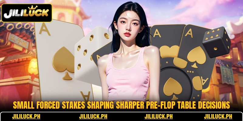 Small forced stakes shaping sharper pre-flop table decisions
