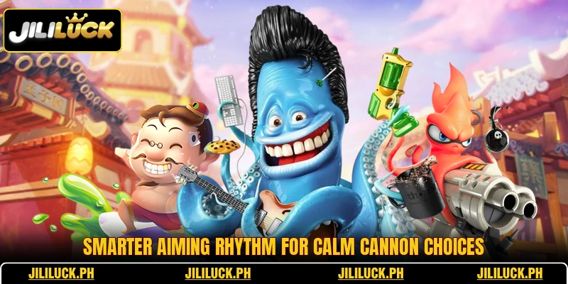 Smarter aiming rhythm for calm cannon choices
