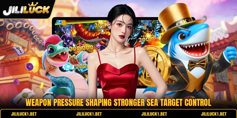 Weapon pressure shaping stronger sea target control Weapon pressure shaping stronger sea target control