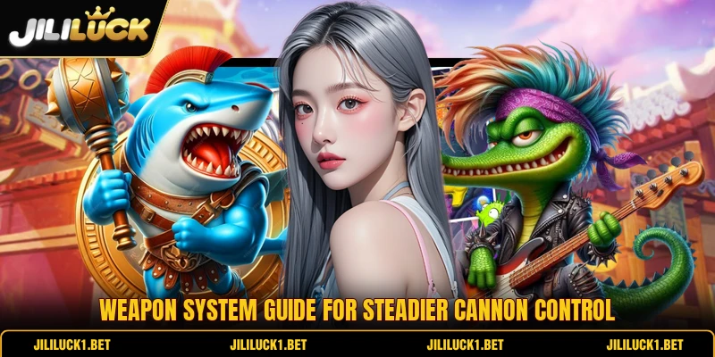 Weapon system guide for steadier cannon control Weapon system guide for steadier cannon control